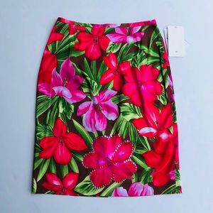 NWT Bamboo Trader Tropical Skirt